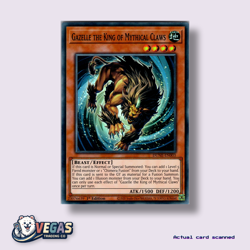 Gazelle the King of Mythical Claws DUNE-EN003 1st Edition Super Rare NM Yu-Gi-Oh - Image 1