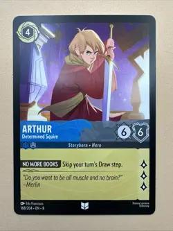 Disney Lorcana TCG * 168/204 Arthur Uncommon * Reign of Jafar * Fresh Pk - Image 1