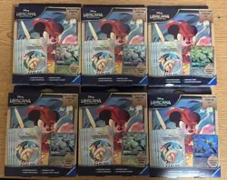 Sealed Disney Lorcana Fabled Collection Starter Set 6-Box 24 Booster Packs - Image 1