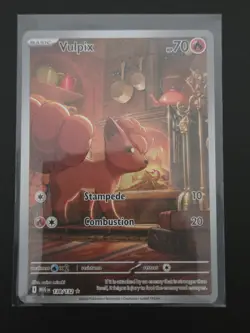 Pokemon TCG - Vulpix - 138/132 - Mega Evolution - Illustration Rare Mint - Image 1