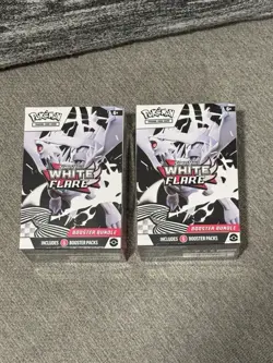 🔥DEAL🔥 2x Pokemon TCG Scarlet & Violet White Flare Booster Bundle Sealed Lot - Image 2