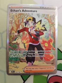Pokemon TCG Destined Rivals Ethan's Adventure Card 236/182 - Image 1