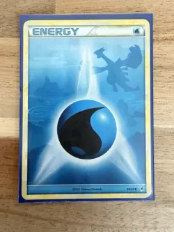 Pokemon TCG Water Energy Lugia Call of Legends Holo Card 90/95 LP Condition - Image 3