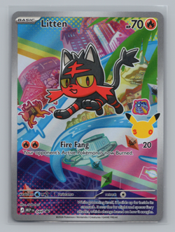 Pokemon Rowlet Litten Popplio Promo Bundle 3 Card Lot MEP 043 044 045 NM PLAYSET - Image 2