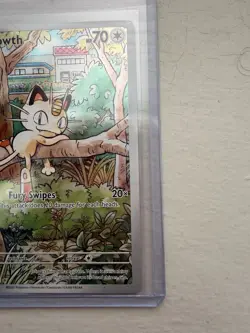 Pokemon Meowth 106/094 Me02: Phantasmal Flames Illustration Rare Basic 70 HP Ho… - Image 2