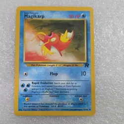 Pokemon Magikarp Team Rocket 47/82 Uncommon 30 HP Regular English Card - Image 1