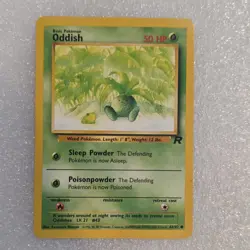 Pokemon Oddish Team Rocket 63/82 Common 50 HP Regular English Card - Image 1