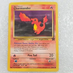 Pokemon Charmander Team Rocket 50/82 Common 40 HP Regular English Card - Image 1