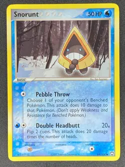 Pokemon Snorunt 64/108 EX Power Keepers NM - Image 1