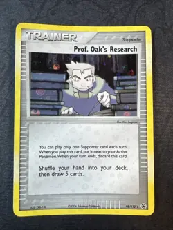 Prof. Oak's Research 98/112 FireRed & LeafGreen Reverse Holo Pokemon - Image 1