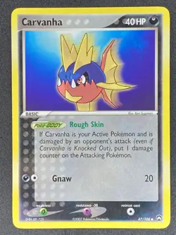 Pokemon Carvanha 47/108 EX Power Keepers NM - Image 1