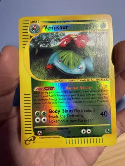 Venusaur 30/165 Holo Rare Expedition Base Set Pokemon Reverse Holo LP - Image 1