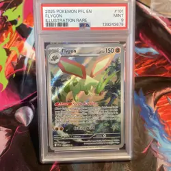 PSA MINT 9 - 2025 POKEMON PFL EN-PHANTASMAL FLAMES ILLUSTRATION RARE 101 FLYGON - Image 1