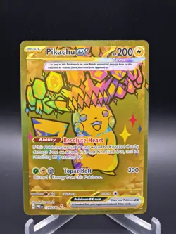Pokemon TCG Pikachu EX Hyper Rare Card 179/131 Prismatic Evolutions - Image 1