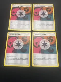 Pokemon Unit Energy Fight Dark Fairy 118/131 Forbidden L. Playset 4x Four x4 LP - Image 1