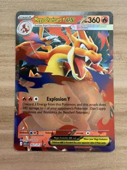 Mega Charizard Y EX – 022/217 – Ultra Rare – Ascended Heroes – Pokemon TCG – NM - Image 1