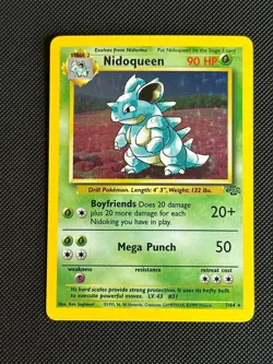 Nidoqueen 7/64 Holo Rare Jungle Pokemon Lightly Played - Image 1