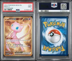 Pokemon TCG Mew EX 205/165 Scarlet & Violet 151 Hyper Rare Gold PSA 9 - Image 1