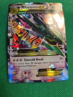 Pokemon M Rayquaza EX 76/108 Roaring Skies Holo - Image 3