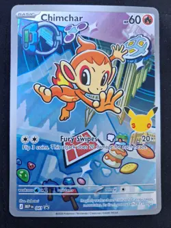 pokemon tcg me first partner illustration collection series 1 Chimchar #041... - Image 1