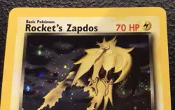Pokemon Rocket's Zapdos 1st Edition Holo Gym Heroes 15/132 WOTC Vintage 2000 - Image 3