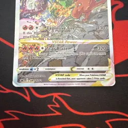 Pokemon Charizard VSTAR SWSH262 Sword & Shield Promo Black Star Holo Card - Image 3