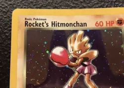 Pokemon Rocket's Hitmonchan 1st Edition Holo Gym Heroes 11/132 WOTC Vintage 2000 - Image 3