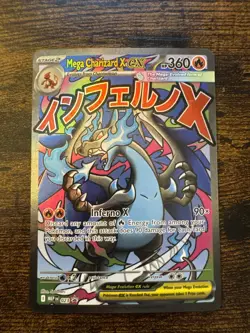 Mega Charizard X EX MEP 023 UPC Black Star Promo NM Pokemon Card - Image 1