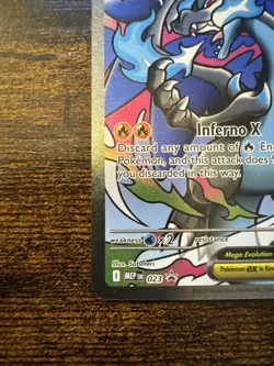Mega Charizard X EX MEP 023 UPC Black Star Promo NM Pokemon Card - Image 3