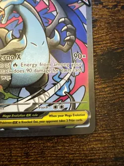 Mega Charizard X EX MEP 023 UPC Black Star Promo NM Pokemon Card - Image 4