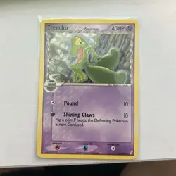 Pokemon TCG Treecko 68/100 Crystal Guardians Regular Common 40 HP Pound - Image 1