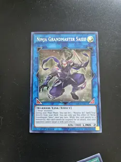 Yugioh Ninja Grandmaster Saizo SHVA-EN011 Secret Rare 1st - NM - Image 1