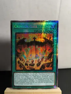 YuGiOh! - Crimson Gaia - 1st Edition Starlight Rare RA05-EN083 NM - Image 1