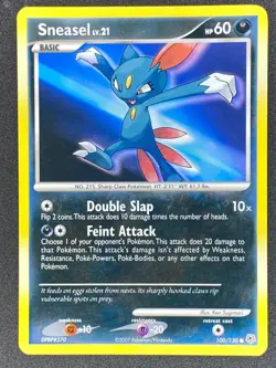 Pokemon Sneasel 100/130 DP Diamond & Pearl LP/NM - Image 1
