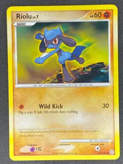 Pokemon Riolu 61/130 DP Diamond & Pearl LP/NM - Image 1