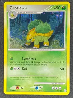 Pokemon Grotle 49/130 DP Diamond & Pearl LP - Image 1