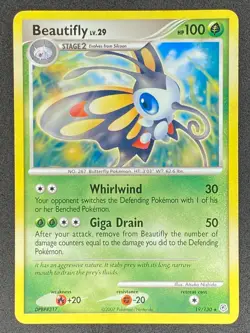 Pokemon Beautifly 19/130 DP Diamond & Pearl LP - Image 1