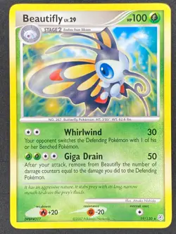 Pokemon Beautifly 19/130 DP Diamond & Pearl LP/NM - Image 1