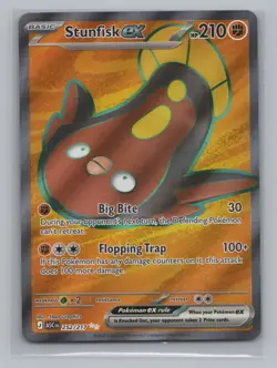 Stunfisk ex Holo 252/217 ME: Ascended Heroes Pokemon TCG NM Ultra Rare Playset - Image 1