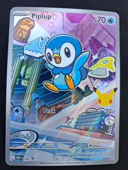 pokemon tcg me first partner illustration collection series 1 Piplup #042 promo - Image 1
