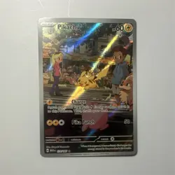 Pokemon TCG Pikachu Illustration Rare Full Art Holo 173/165 SV151 60 HP Basic Y… - Image 1
