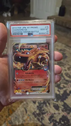 PSA 10 - Charizard EX - 075/XY-P Pokemon Battle Center - Pokemon Center Promo - Image 1
