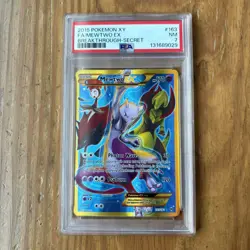 2015 Pokemon XY BREAKthrough #163 Mewtwo EX PSA 7 - Image 1