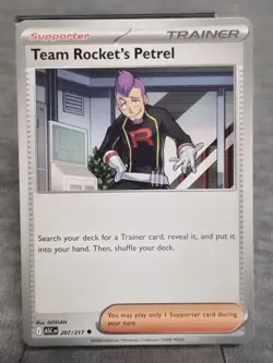 Team Rocket’s Petrel 207/217 Uncommon Regular Pokemon TCG Ascended Heroes ASC - Image 1