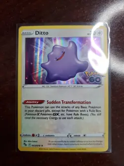 Ditto 053/078 Pokemon GO Set Rare Pokemon TCG - Image 1