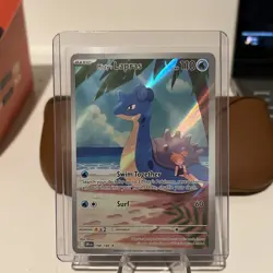 Misty's Lapras Destined Rivals 194/182 Illustration Rare Pokemon - Image 1
