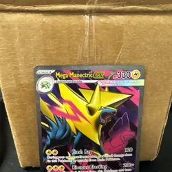 Mega Manectric Ex 158/132 Pokemon Mega Evolution Near mint ships fast - Image 2