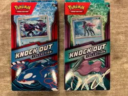 Pokemon Knockout Collection Kyogre & Suicune New 2 Box Set - Image 1