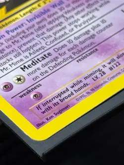 Vintage Pokemon TCG - Mr. Mime 27/130 Base Set 2 Rare - WOTC Era - NM / VLP - Image 4