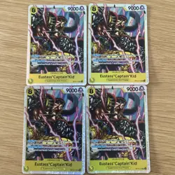 4x Eustass"Captain"Kid SR OP10-112 - One Piece TCG English Playset NM - Image 1
